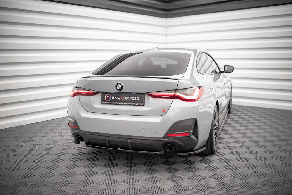 Diffuser BMW 4 Serie Gran Coupe M Pakket G26 Maxton Glans Zwart