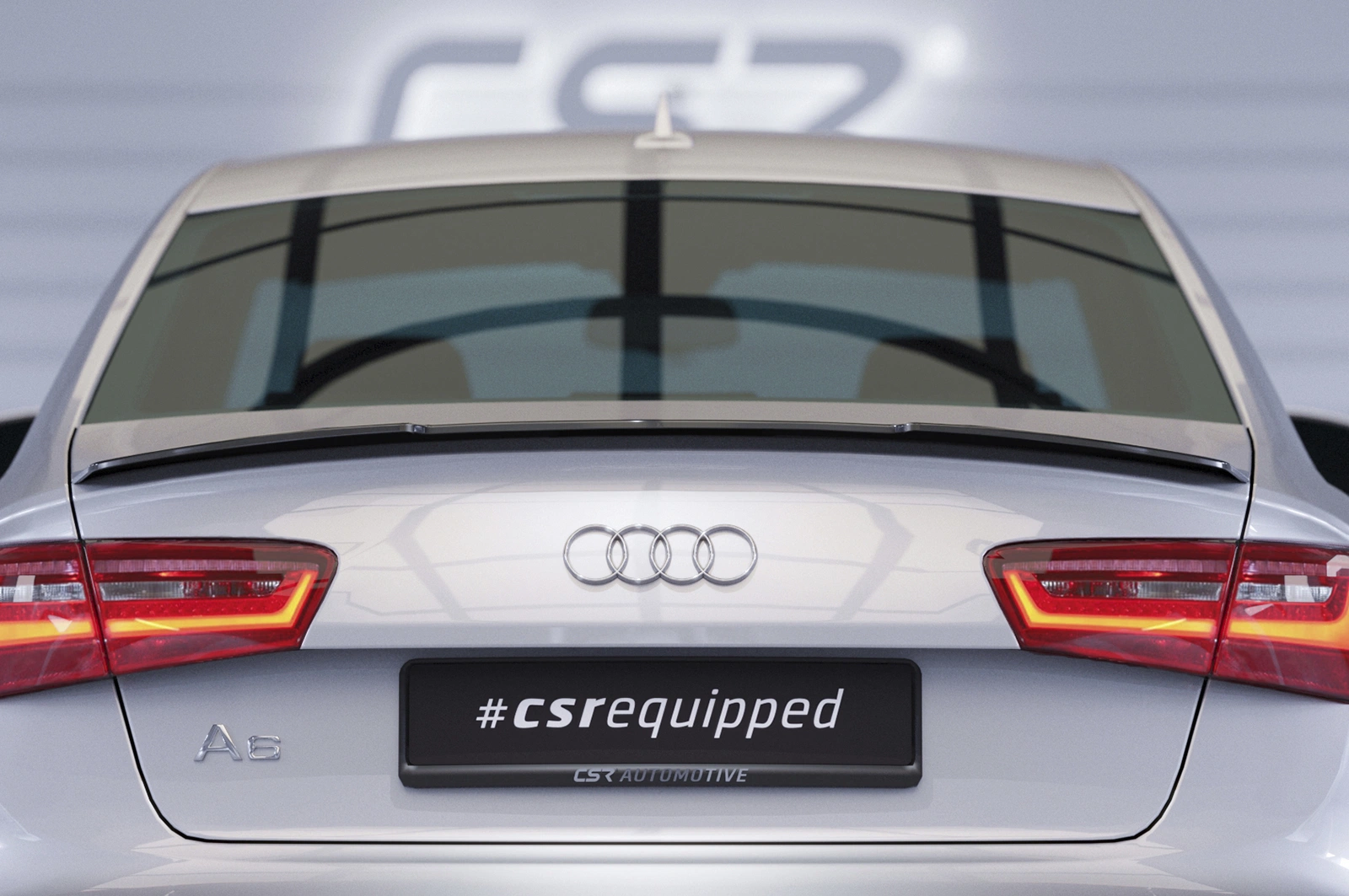 Achterspoiler Audi A6 C7 4G Glans Zwart – CSR Automotive – 2011–2018