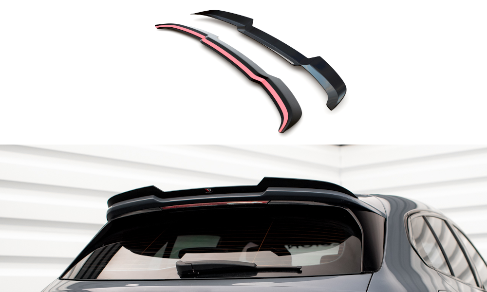 Spoiler V.1 BMW M135i F40 Maxton Glans Zwart