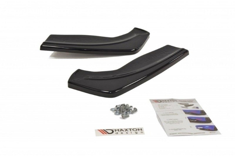 Achterzij Spoilers Ford Focus ST Mk2 V.1 Glanzend Zwart