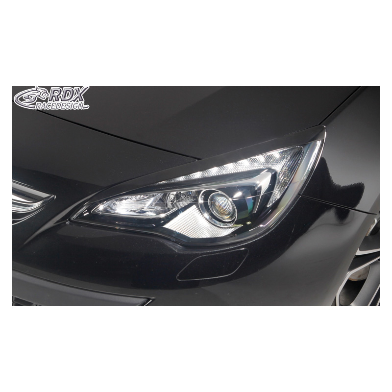 Koplampspoilers  Opel Astra J GTC 2009-2015 & Cascada (ABS)