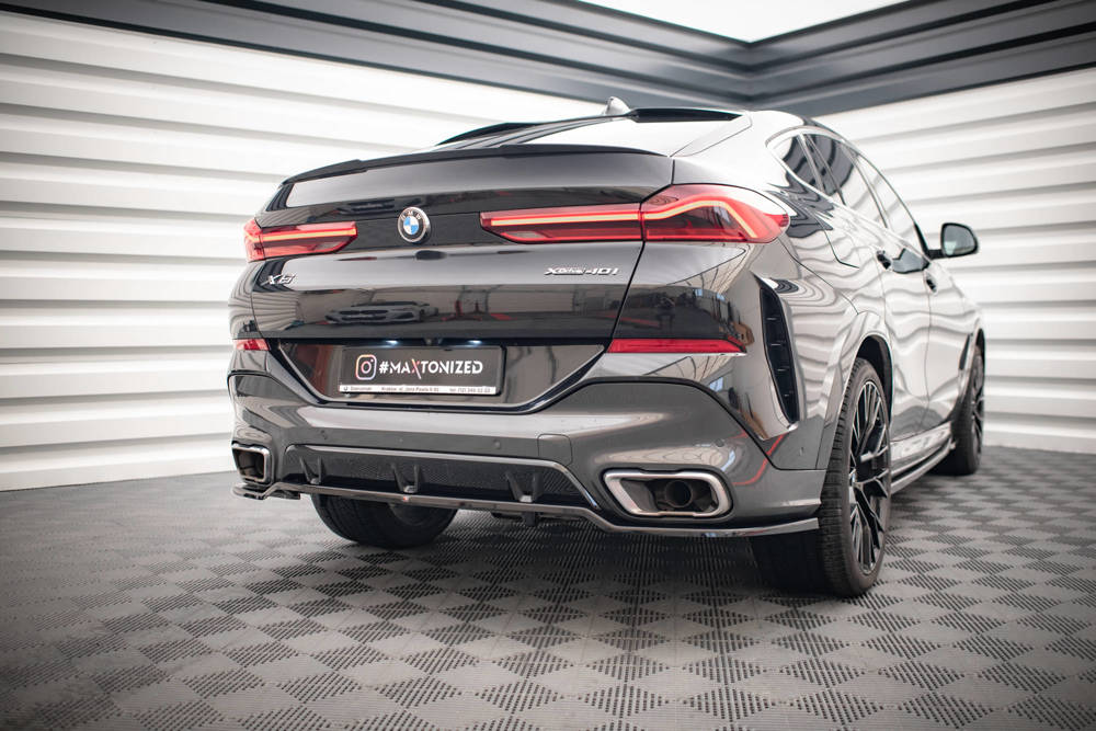 Diffuser V.3 BMW X6 M-pakket G06 Maxton Glans Zwart