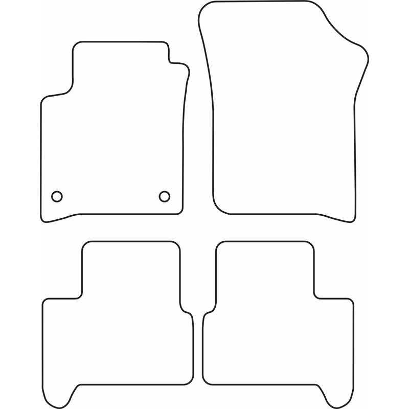 Automatten  Volkswagen e-Up / Skoda e-Citigo / Seat e-Mii 2019-