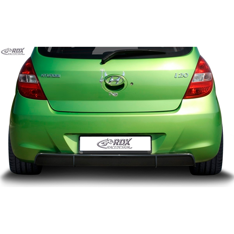 Achterskirt 'Diffusor'  Hyundai i20 PB/PBT 2008-2012 (ABS zwart glanzend)