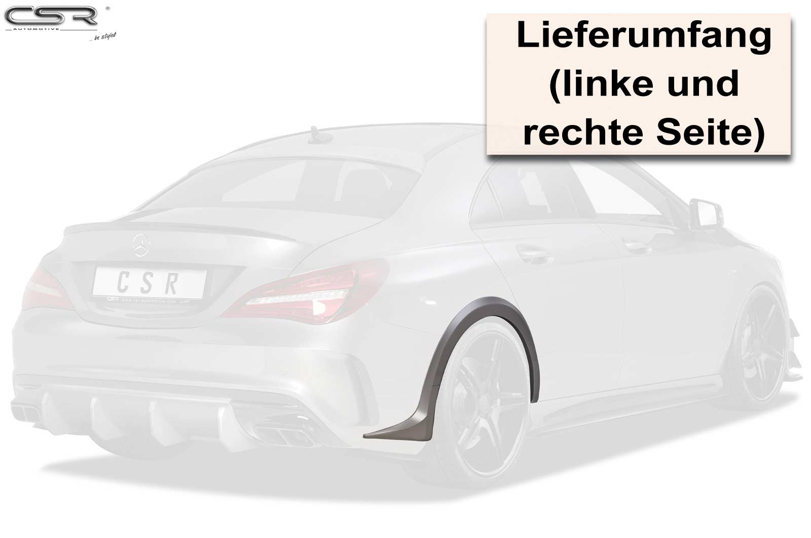 Achterspatbordverlenging Mercedes-Benz CLA C117