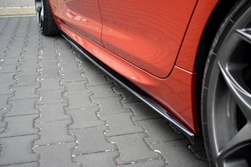Zijskirts Diffusers BMW M6 GRAN COUPÉ Glanzend Zwart
