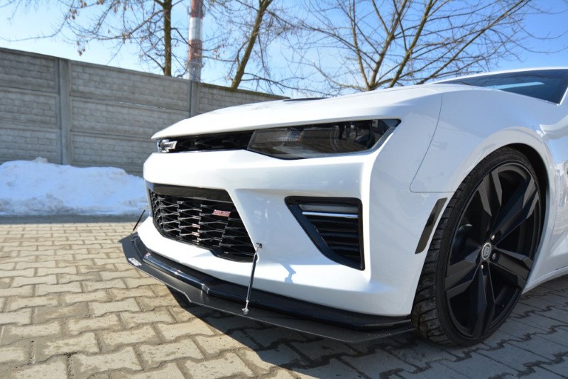 Hybride Voorspoiler Chevrolet Camaro 6de-Gen. Phase-I 2SS Coupe Glanzend Zwart