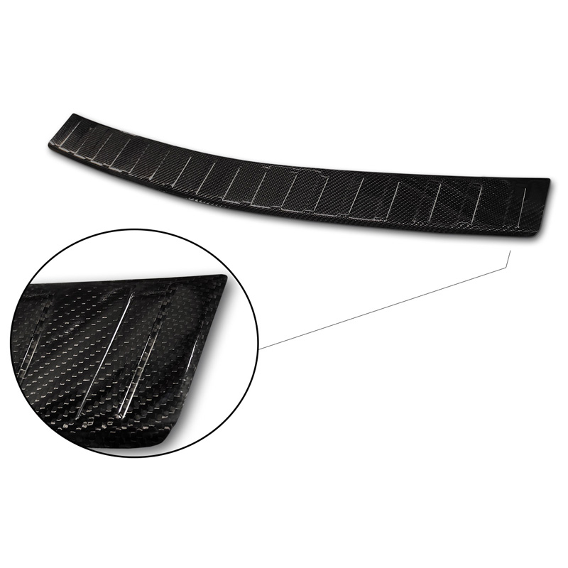 Echt 3D Carbon Achterbumperprotector  Opel Mokka X Facelift 2016-2020 'Ribs'
