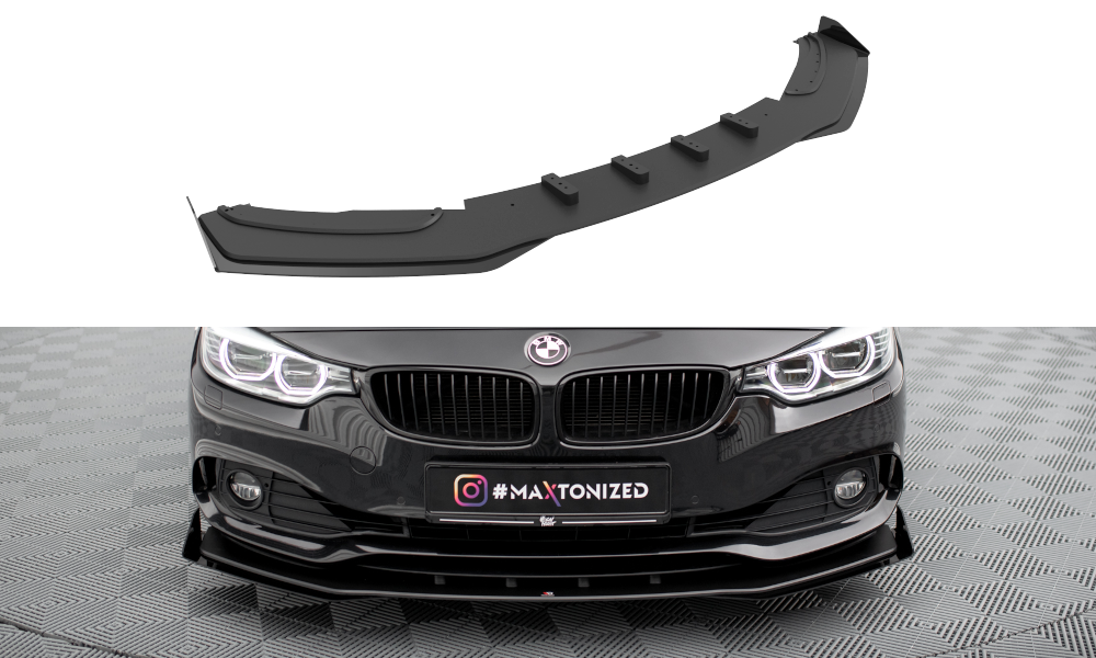 Voorspoiler met Canards Street Pro BMW 4 Gran Coupe F36 2014 - 2017 Maxton