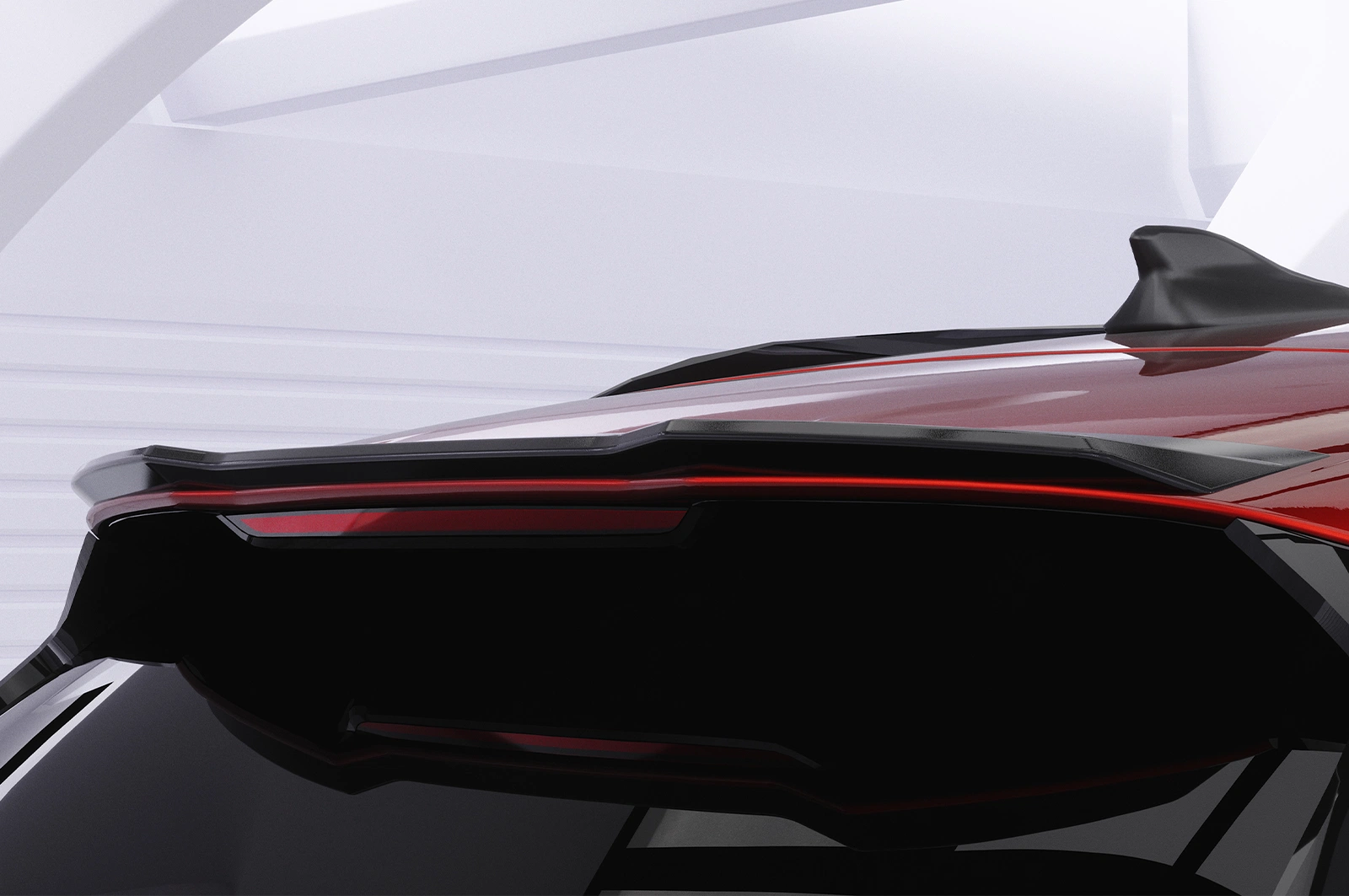 Achterspoiler VW Tiguan 3 R-Lin glans zwart