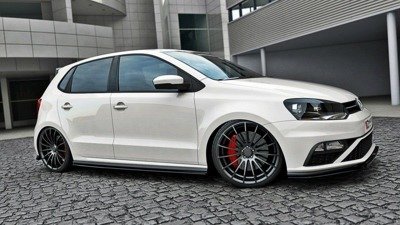Zijskirts VW Polo MK5 GTI FACELIFT Glans Zwart
