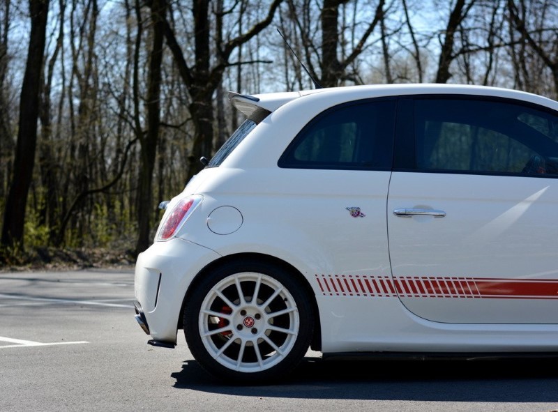 Spoiler Extentie Fiat 500 Abarth MK1 Glanzend Zwart Maxton