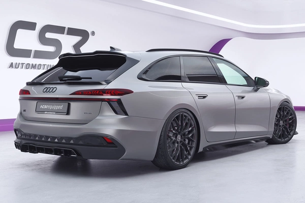 Achterspoiler Audi A6 C9 Avant Glans Zwart