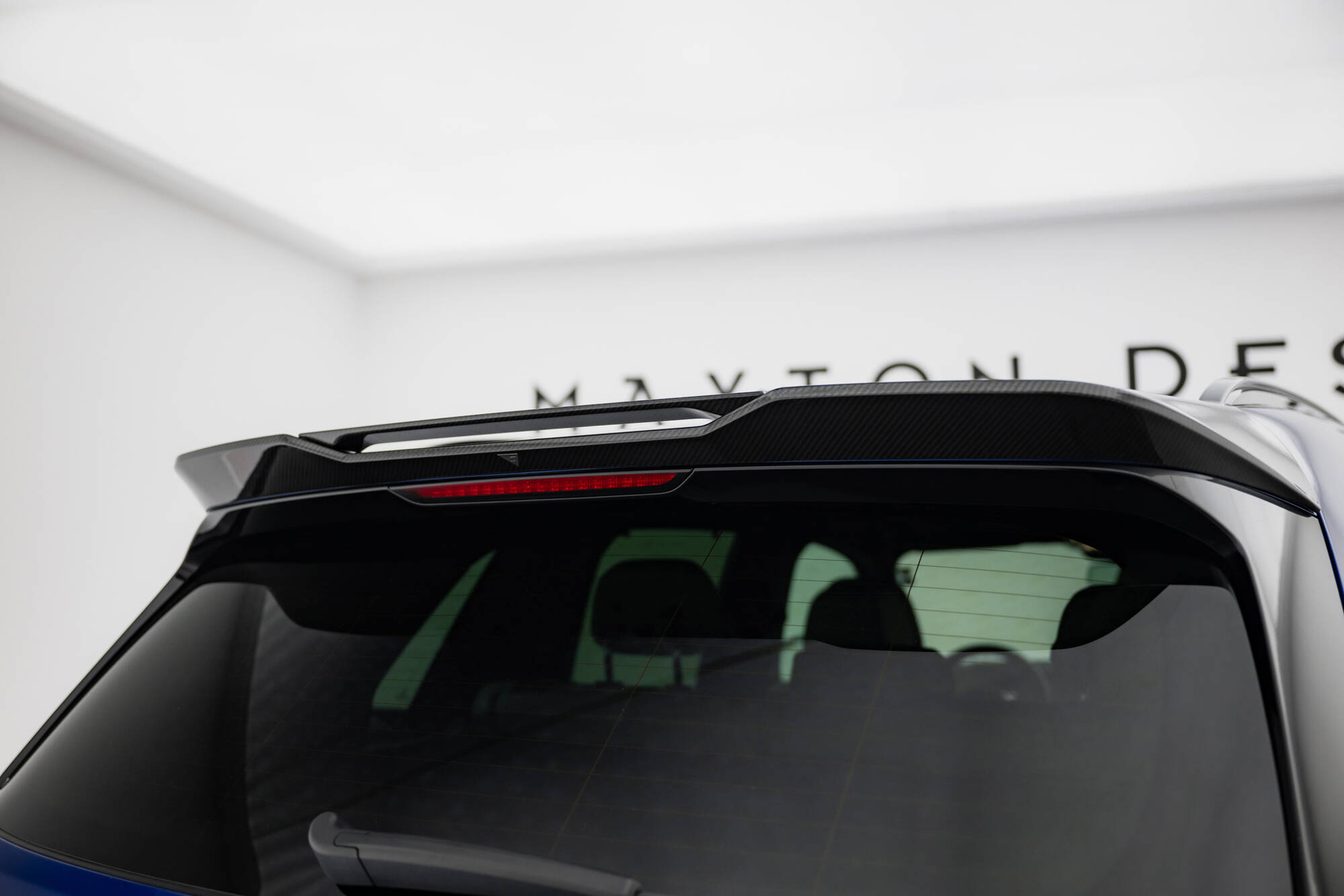 Carbon Fiber Achterklep Spoiler BMW X5 M-Pack G05 Facelift Maxton Glanzend zwart