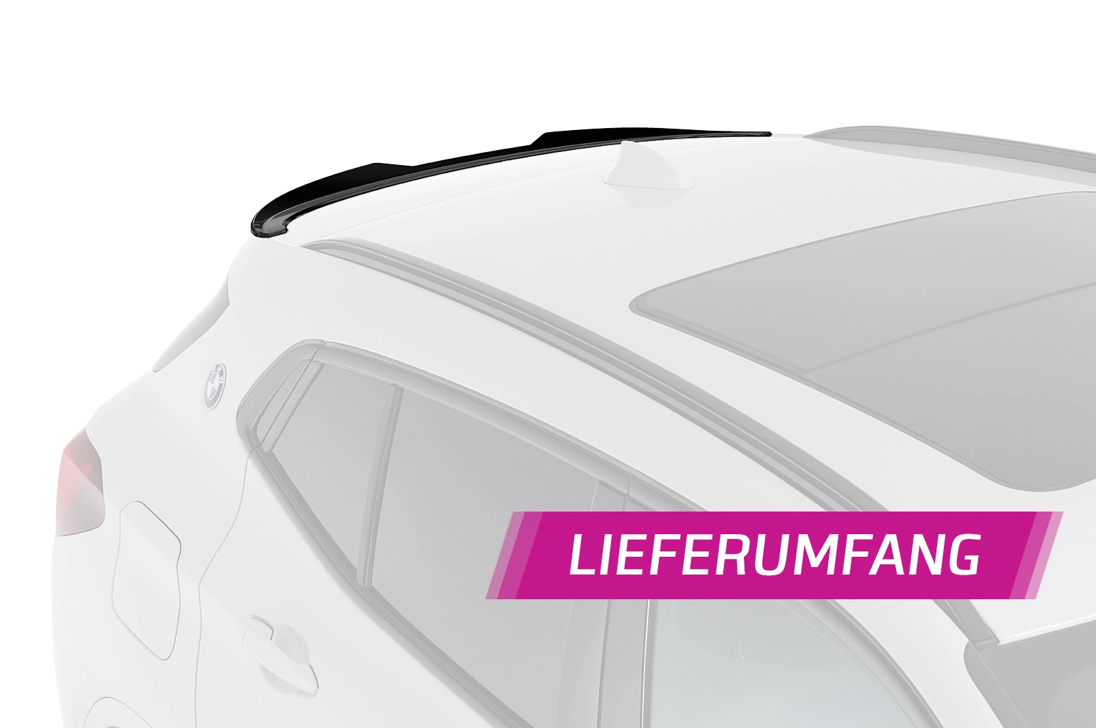 Achterspoiler BMW X2 F39 Glans Zwart van CSR Automotive (2018-)
