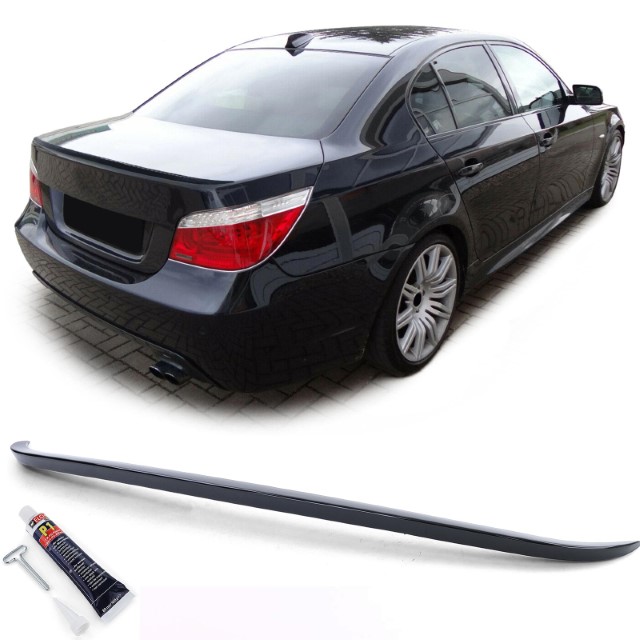 Achterklep Spoiler BMW E60 03-10 Glans Zwart