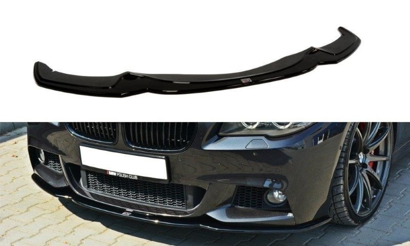 Voorspoiler BMW 5 F10/F11 MPACK V.2 Glanzend Zwart