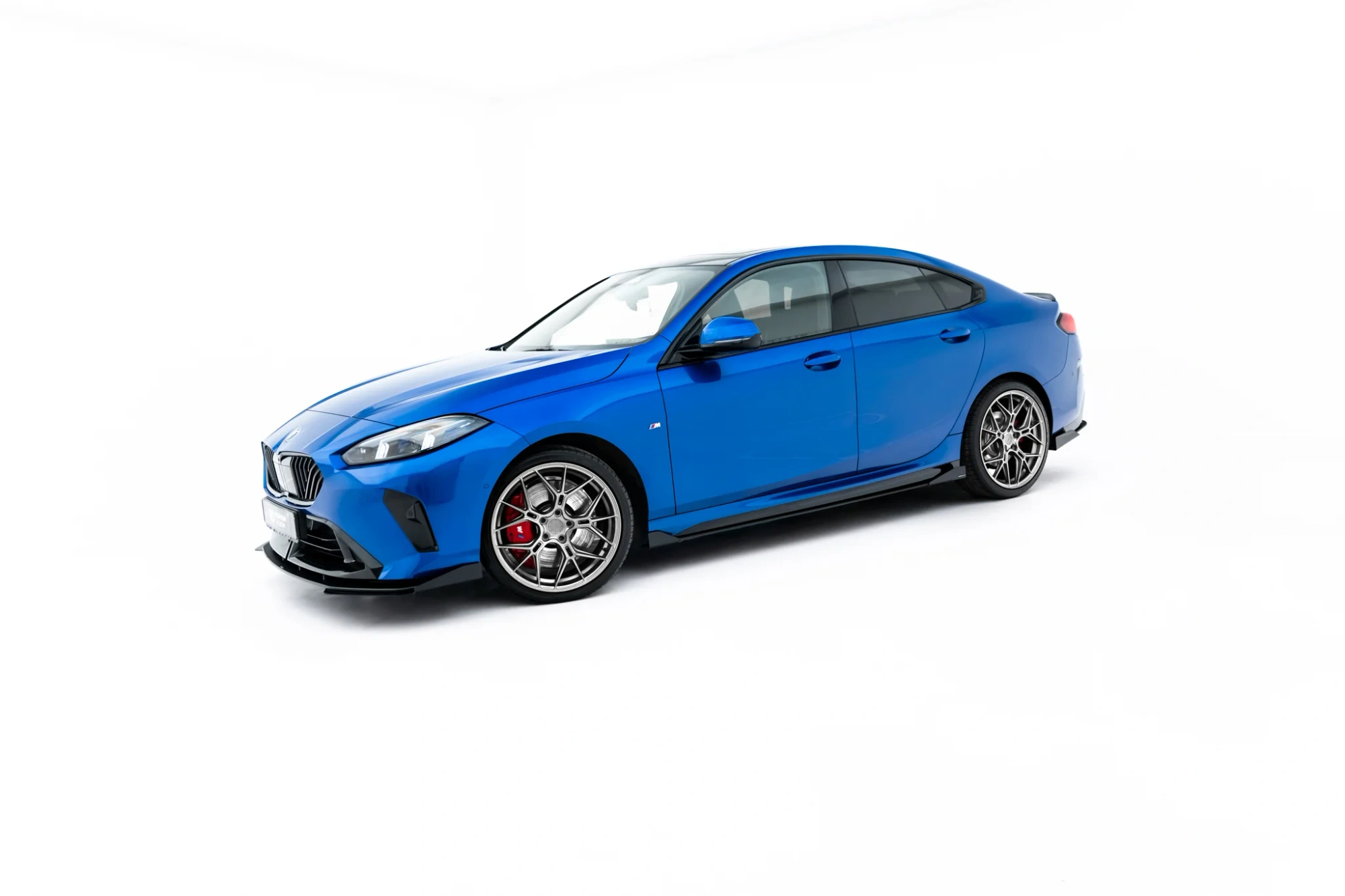 Street Pro Zijskirts + Flaps BMW M135i F70 /  BMW M235i F74 Maxton Glanzend zwart