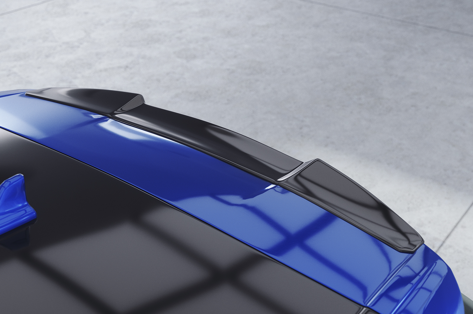 Spoiler Audi Q7 S-Line SQ7 CSR Glans Zwart