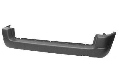achterbumper, zwart Citroen Berlingo, 2002-2008