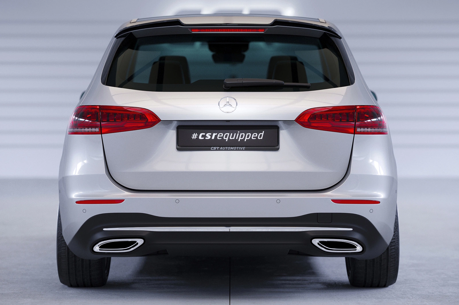 Achterspoiler Mercedes-Benz B-Klasse W247 Glans Zwart van CSR Automotive (2018-)