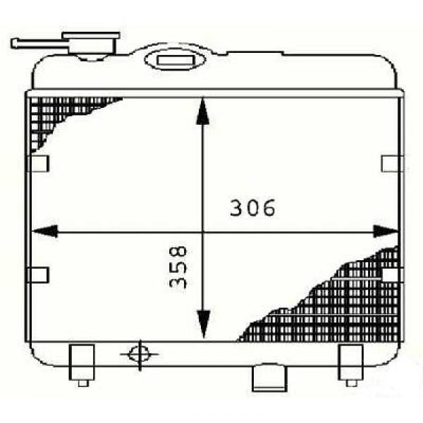 Radiator PANDAMARBELLA. 80-99 310x359 PANDA 34 45/MARB.800/900