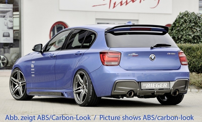 Achteraanzet Rieger BMW 1-Serie F20/F21 M-tech