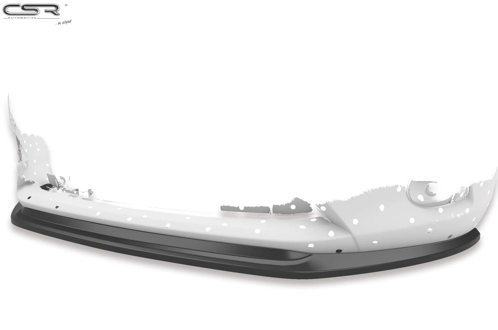 Voorspoiler Mazda 2 (Typ DJ) glans zwart 11/2014–12/2019