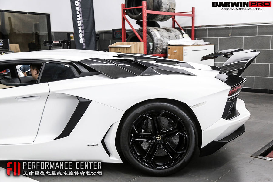 Lamborghini Aventador LP700 LP740 Coupe/Roadster BKSS Style Carbon Fiber Rear intake 2011-2016