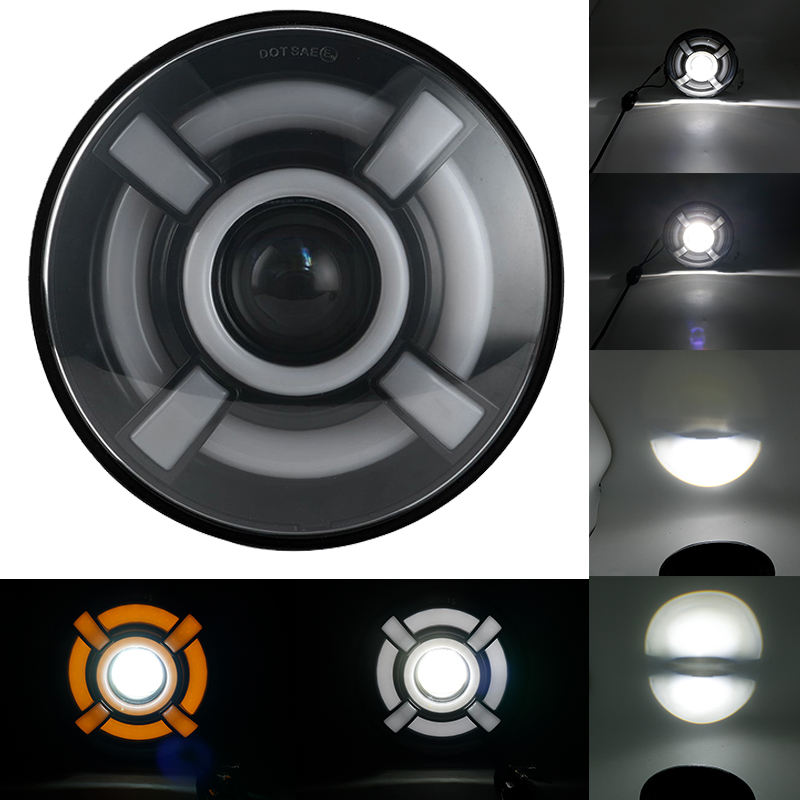 Faros VW Golf I / II / Kafer / Jeep Wrangler / Defender Full LED