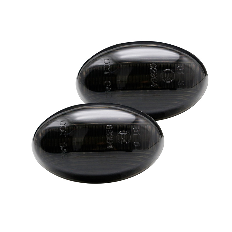 Set LED Zijknipperlichten  Mercedes A-Klasse W168 / Vito W639 / Vito W447 / Citan W415 - Rookgrijs- incl. Dynamic Running Light