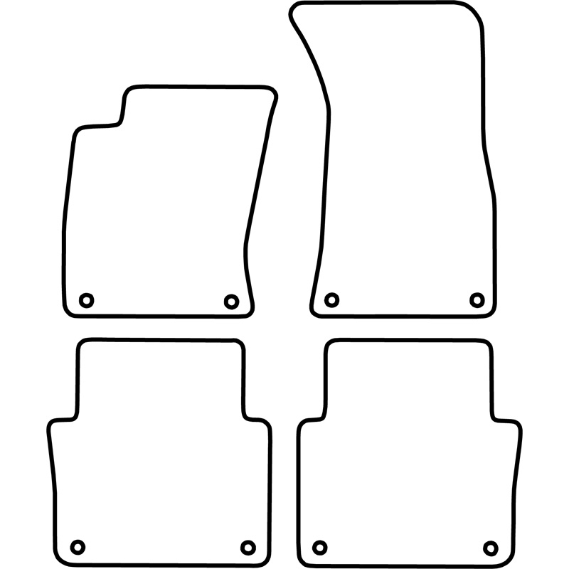 Automatten Audi A8 02-
