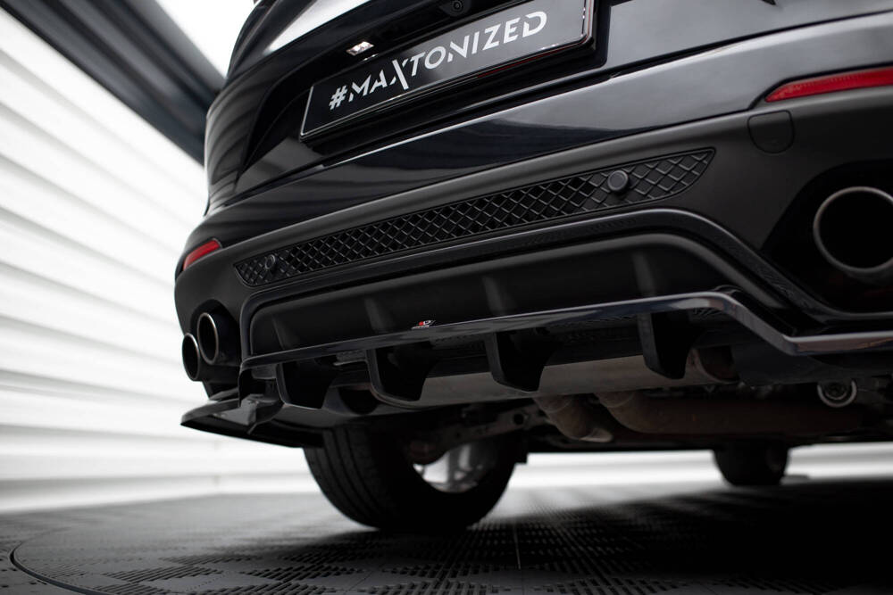 Diffuser Alfa Romeo Stelvio Quadrifoglio Maxton Glans Zwart