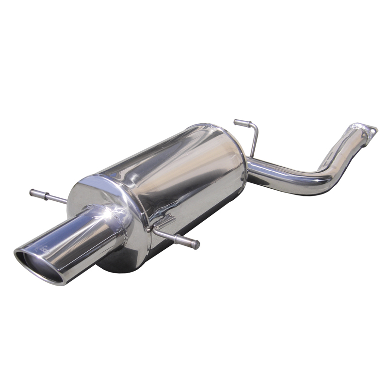 100% RVS Sportuitlaat  Subaru Impreza 4WD 2.0 GT-Turbo -2000 120x80mm