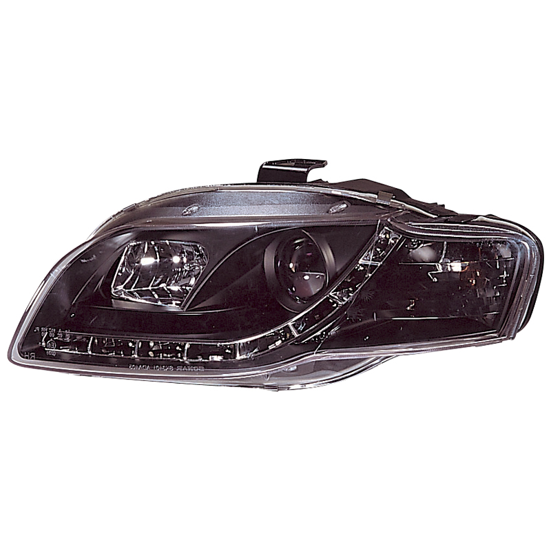 Set Koplampen incl. DRL  Audi A4 B7 2005-2008 - Zwart