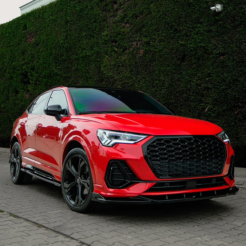 Oneway Set Sideskirts  Audi Q3 (F3B) S-Line & Q3 Sportback (F3N) S-Line 2019-2025 excl. RSQ3 - Glanzend zwart
