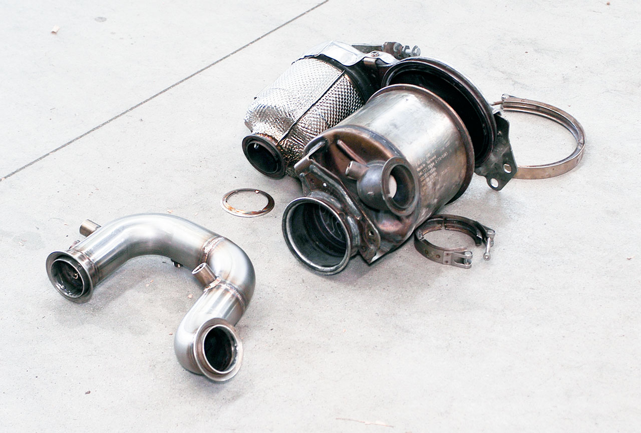 AUDI A3 8V 1.6 TDI (110 - 116 Hp) 2013 Turbo Downpipe (replaces diesel soot filter) With sensor bung