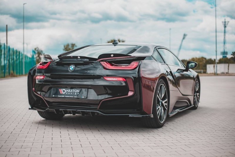 Dakspoiler BMW I8 Glanzend Zwart Maxton