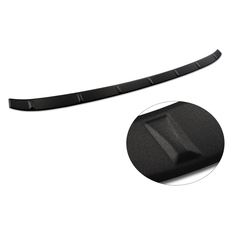 Matzwart RVS Achterbumperprotector  BMW 3-Serie G20 Sedan M-Pakket 2019- 'Ribs'
