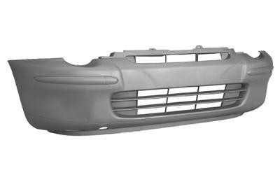 voorbumper, zwart Fiat Multipla, 1999-2004