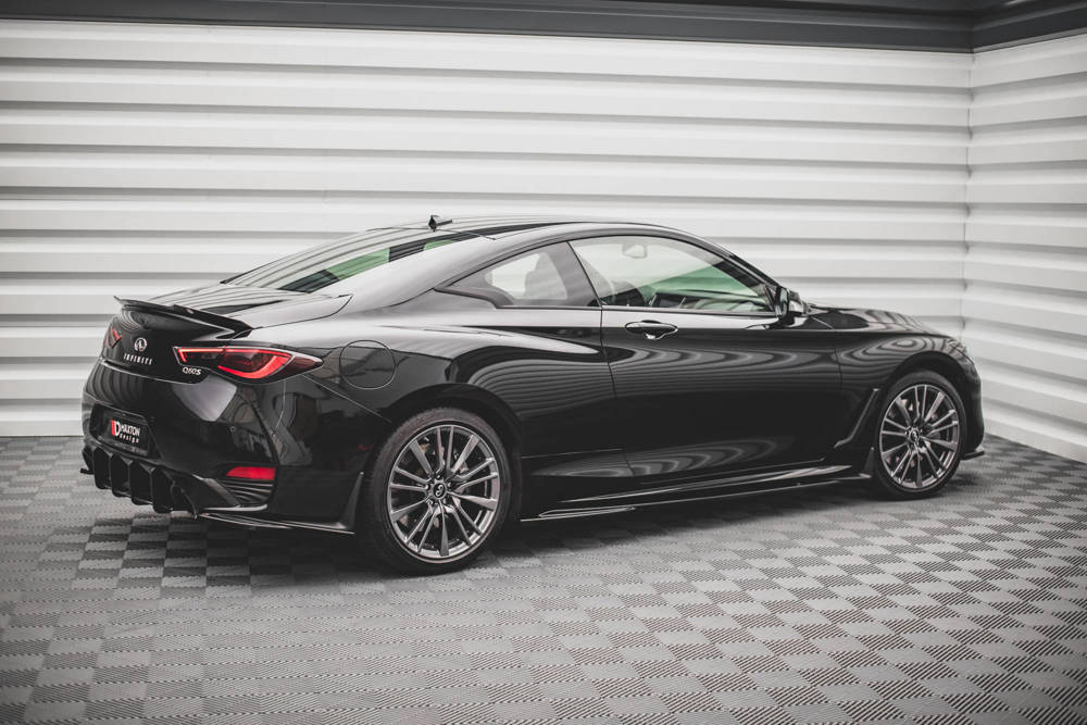 Zijskirts Diffusers Infiniti Q60 S MK2 Glanzend Zwart