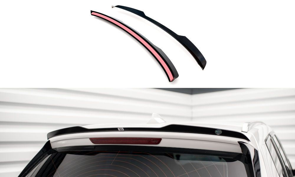 Spoiler BMW X3 M-Pack F25 2010 - 2014 Maxton Glans Zwart