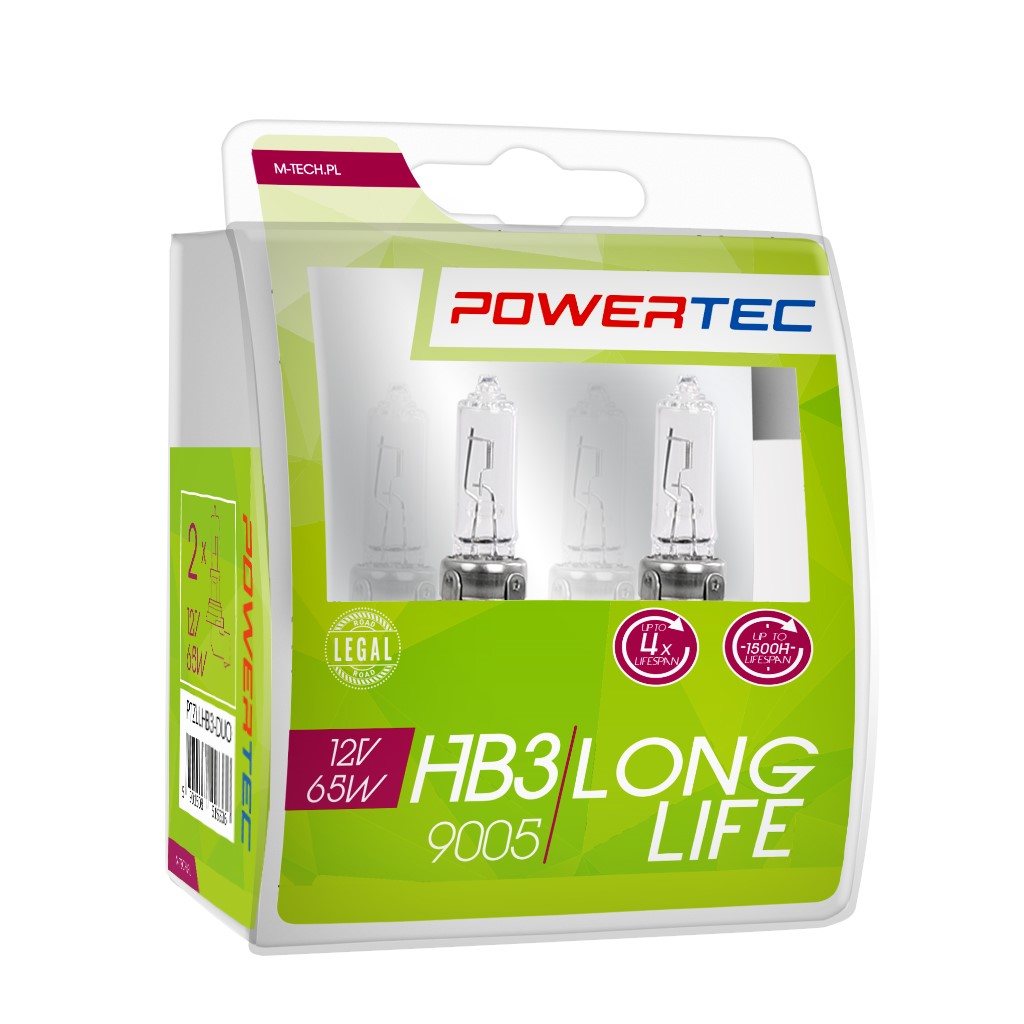 Mtech Powertec SuperWhite HB3 lampen 12V DUO
