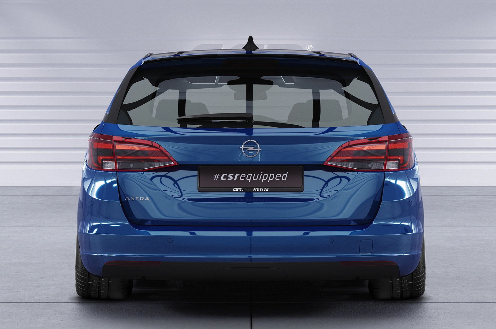 Achterspoiler Opel Astra K Sports Tourer glans zwart 10/2015– van CSR Automotive