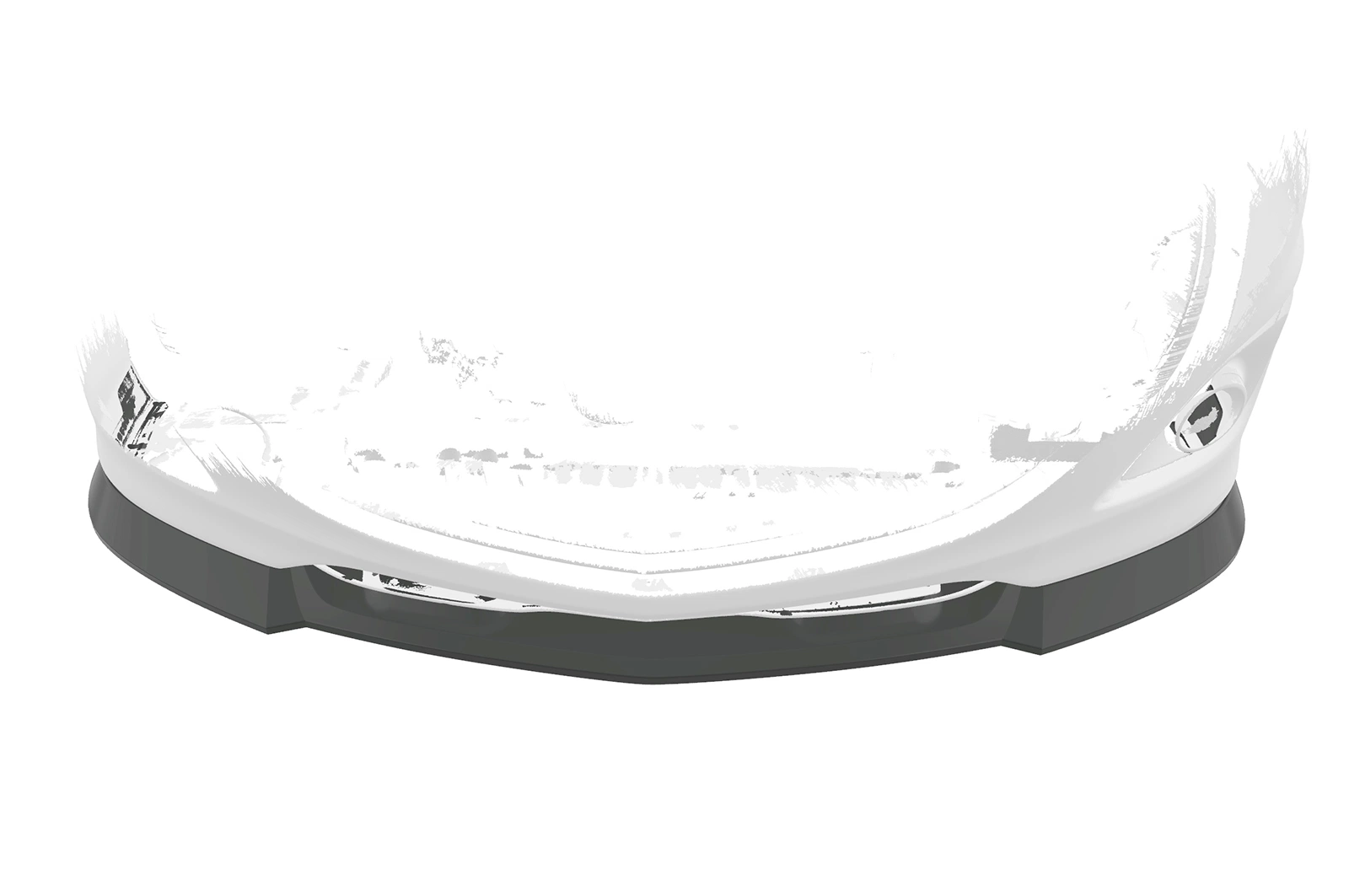 Voorspoiler Mazda 3 (Typ BL) MPS glans zwart