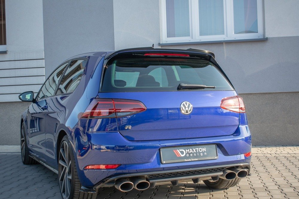 Opzetstuk Spoiler VW Golf 7/7.5 R / GTI Facelift Glans Zwart