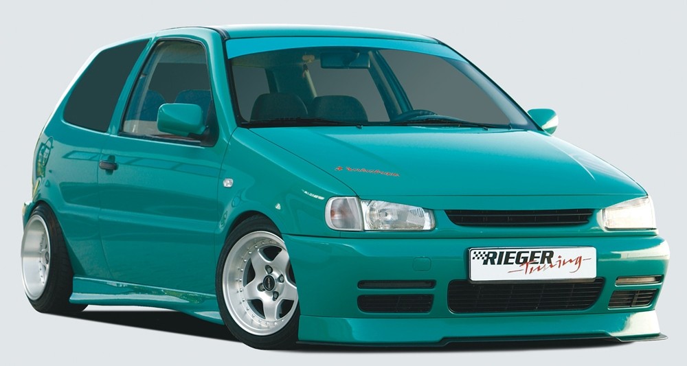 Voorspoilerlip vlak VW Polo 6N met styling pakket Rieger