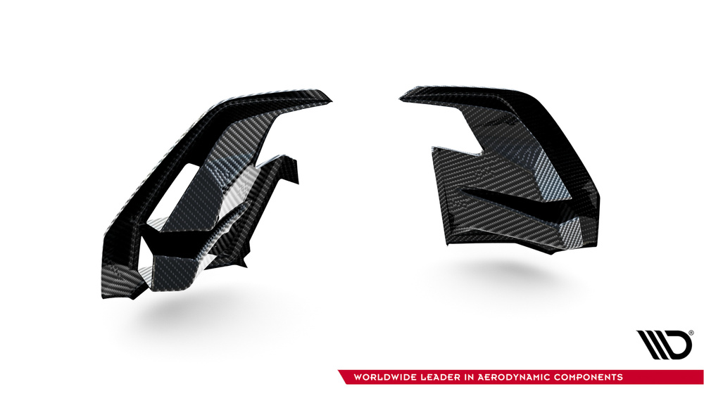 Carbon Voorbumper Side Vents BMW X7 M-Pack G07 Facelift Maxton