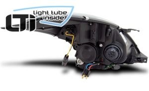 Headlights Suzuki Swift 10- Tube Light LED chome