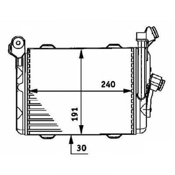 OELRadiator BMW E39 96-04 85/105 KW
